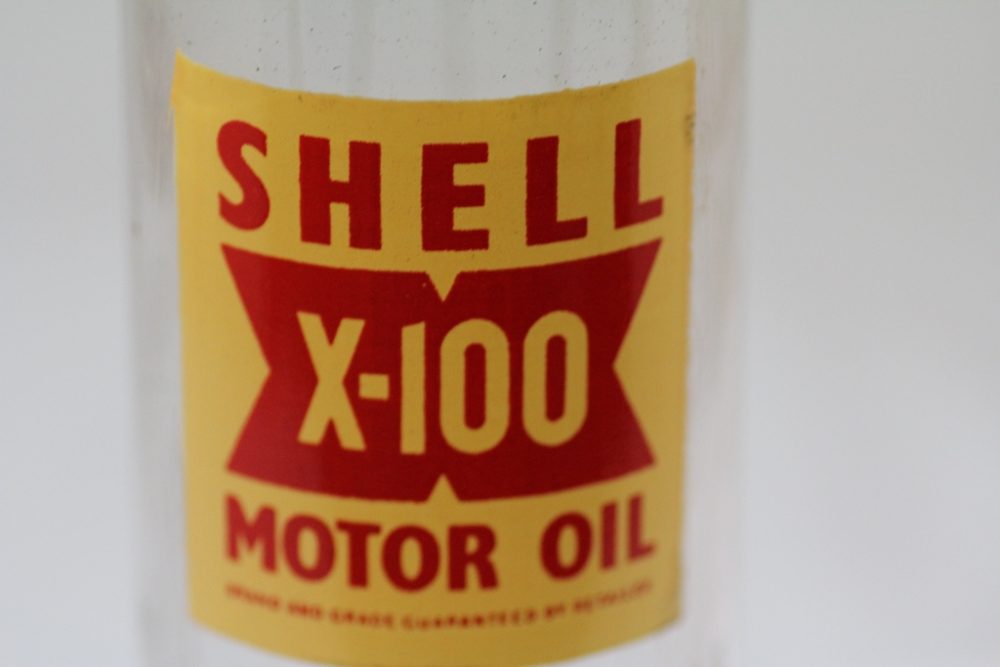 SHELL X-100 MOTOR OIL 